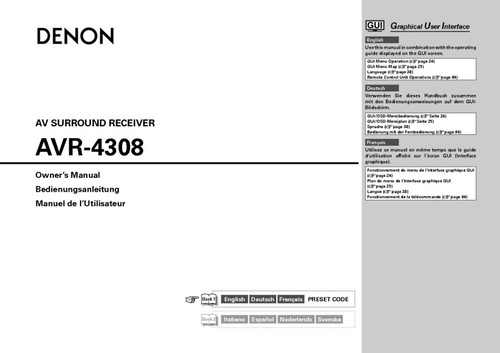 Denon avr 4308 ricevitore - ricevitore, av