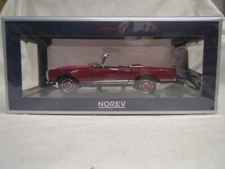 Mercedes Benz 280 SL 1969 rosso rosso 230 250 W113 tetto nero Norev 1:18 183520