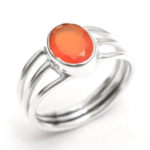 Anello festa corniola design