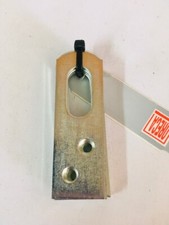 4 Piastrine con finestra mm 60x19 piastre giunzioni mobili acciaio zincato 