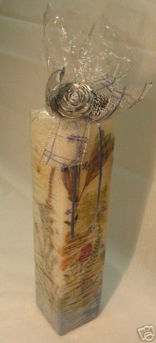 Candela decorata con - candela,