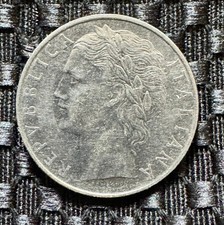 100 Lire large type 1960 Italy