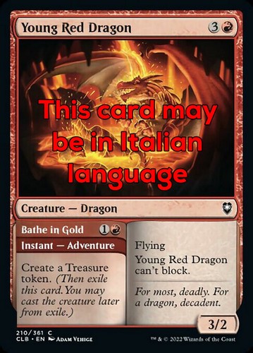 Mtg young red - red, foil