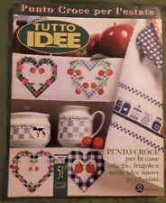 2 RIVISTE TUTTO IDEE Punto Croce per l'estate e speciale bimbi n. 51 N. 52 1996