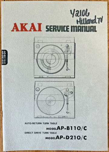 Akai b110 d210 c - akai, ap-b110/c