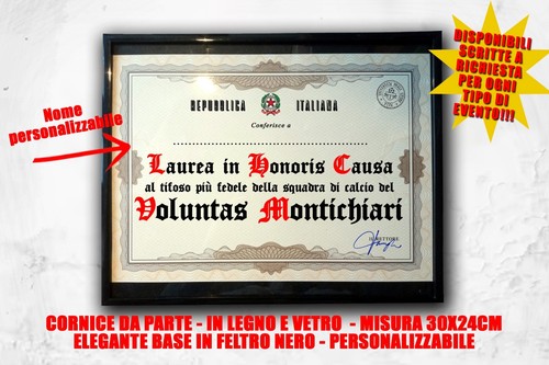 Laurea personalizzata quadro