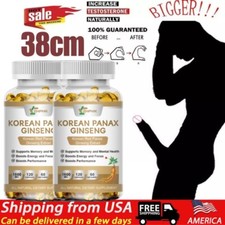 Ginseng Panax Rosso Coreano - 240 Capsule Ginsenoside Extra Alta Resistenza NON OGM