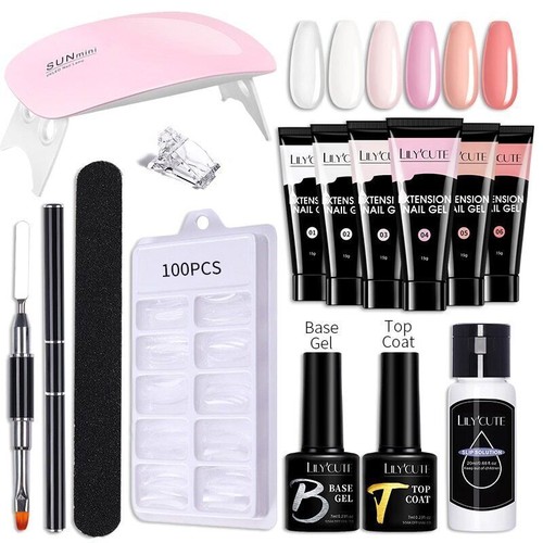 Set gel unghie lampada - unghie, 6w