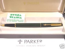 PENNA STILOGRAFICA PARKER 188 LAQUE VERDE PUNTA FINE
