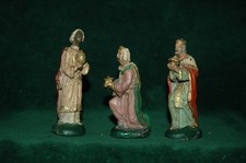 CONFALONIERI CHIALU MILANO  STATUINE PRESEPE 1950 SERIE CM 10 I TRE RE MAGI TOP