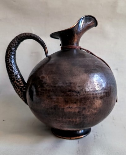 Raro vaso rame sbalzato di - raro,