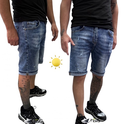 Bermuda pantalone corto jeans - bermuda,