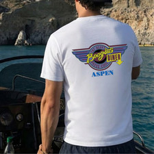 T-shirt grafica vintage anni