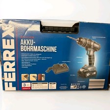 Trapano avvitatore a batteria FERREX 20V con batteria e caricabatteria 45 Nm 25 regolazione coppia