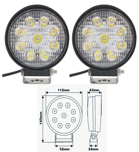 Coppia fari led profondità - coppia, di