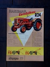 TRATTORE HANOMAG COMBITRAC R24 STEGAGNO TRAKTOR brochure OPUSCOLO PROSPEKT 