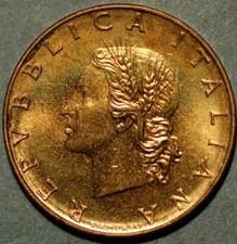 Italy 20 Lire 1974 KM# 97