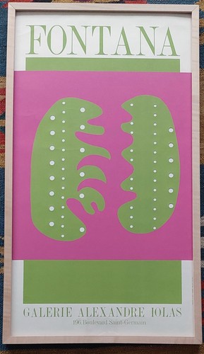 Lucio fontana poster - lucio,