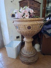 ANTICA ACQUASANTIERA MARMO