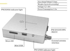 DRONE Mapping Survey GNSS Receiver PPK  GEOSUN COMPLETO DI HOTSHOE