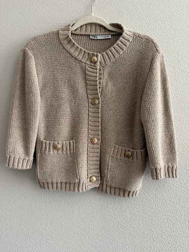 Zara neutral beige knit - zara,