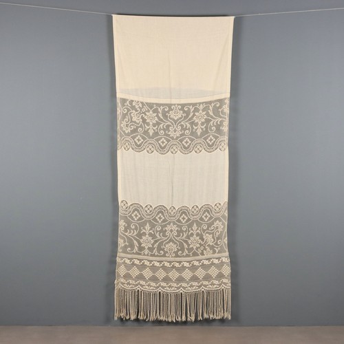 Tenda lino inserti filet - in,