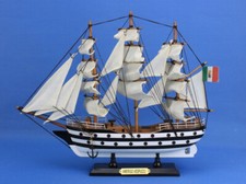 Amerigo Vespucci in legno modello alto nave 15"