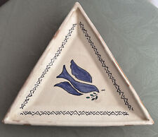 CENTROTAVOLA VASSOIO IN CERAMICA SARDA DECORAZIONI GRAFFITE ENAFLA NURALLAO