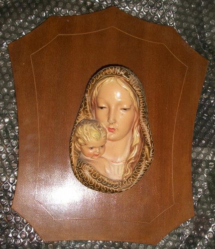 Icona metà 900 scultura gesso
