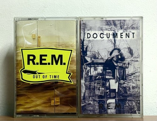 Cassette tape lot of 2 - r.e.m.,