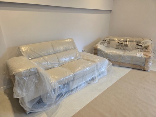 Divano letto pelle - letto, in