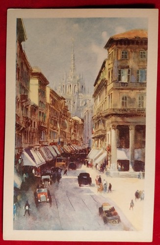 Cartolina milano corso - milano,