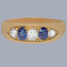 Antico anello barca oro 18 kt