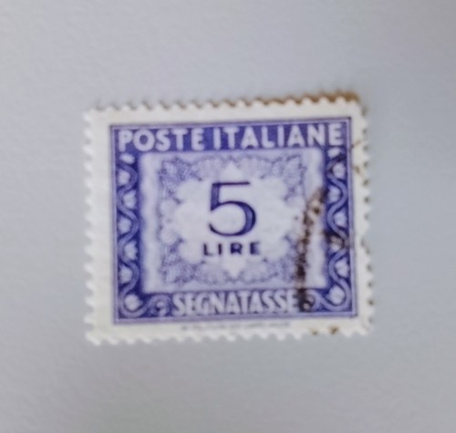 Lire francobollo poste - 5,