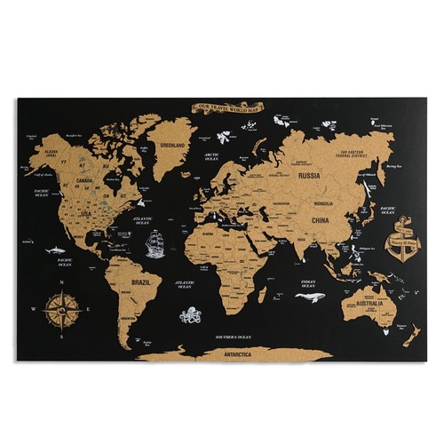 Mappa del mondo viaggio - mappa,