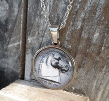 Collana cavallo acciaio