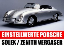 Porsche 356 / 911 / 912 Carburatore Solex PBI PBIC PII-4 / Zenith NDIX - Spruzzatura