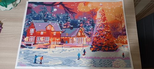 Quadro diamond painting finito - painting,