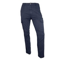 AERONAUTICA MILITARE Pantalone Uomo Modello Cargo PA1602 Colore Blu