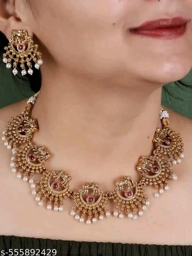 Set collana orecchini oro - set, e