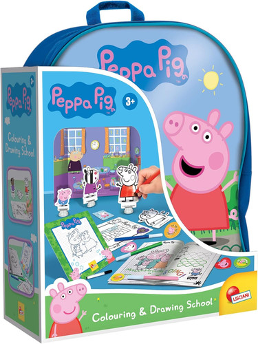 Peppa pig colouring drawing - peppa,