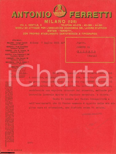 1933 milano mobili attrezzi - 1933,