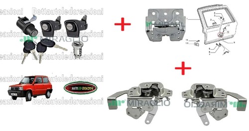 Kit serrature sportelli baule - serrature,