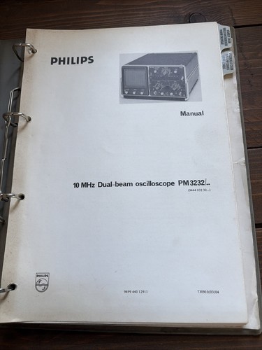 Philips pm3232 oscilloscopio - philips,