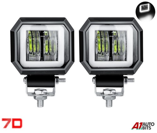 Fari lavoro led quadrati 7d - lavoro,