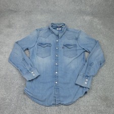 Camicia Levis uomo piccola blu