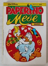 PAPERINO MESE N.81 super almanacco seconda serie II a 2a mondadori 1987 disney