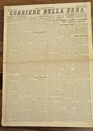 Elezioni 1919 corriere della - corriere,
