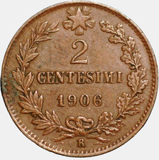 1906 R Italia 2 Centesimi