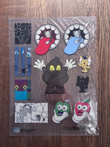 Kaws original fake sticker - kaws,